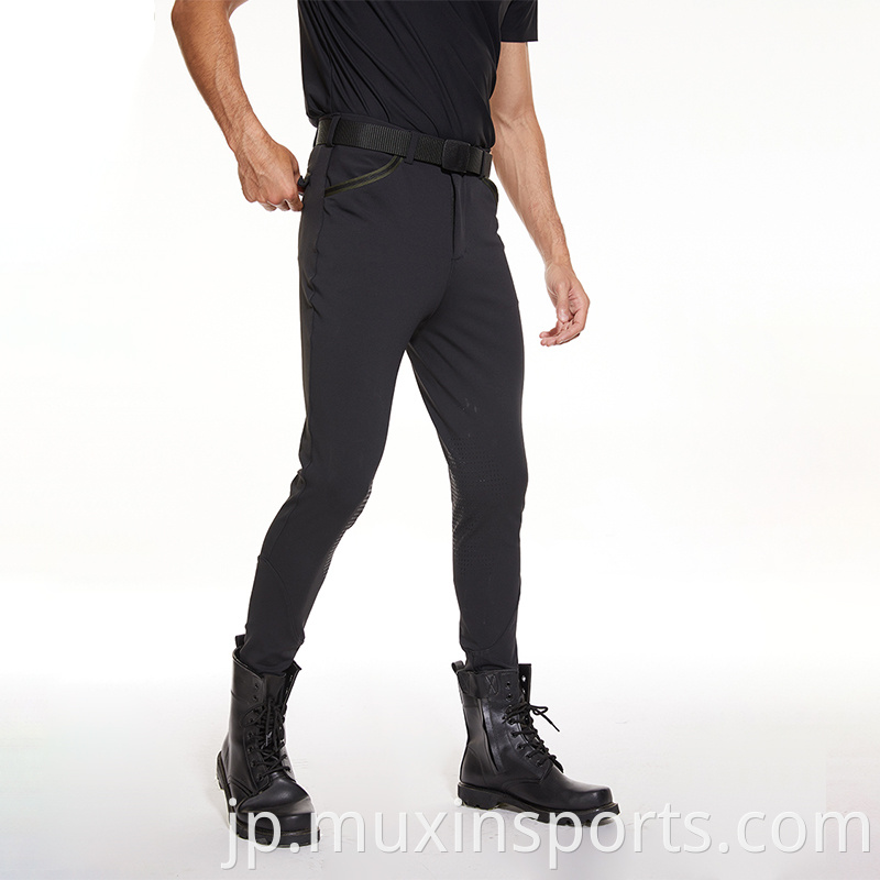 Black Equestrian Breeches